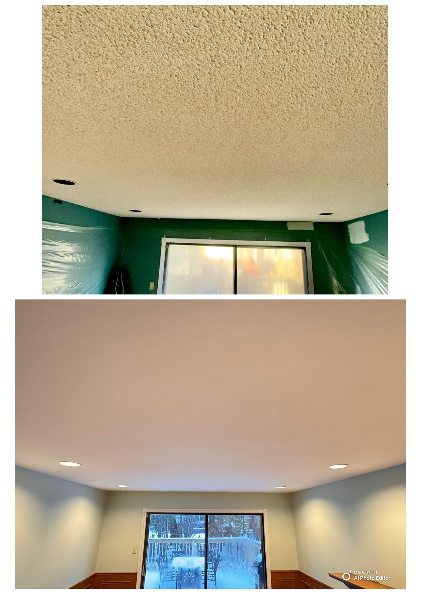 Popcorn Ceiling Removal