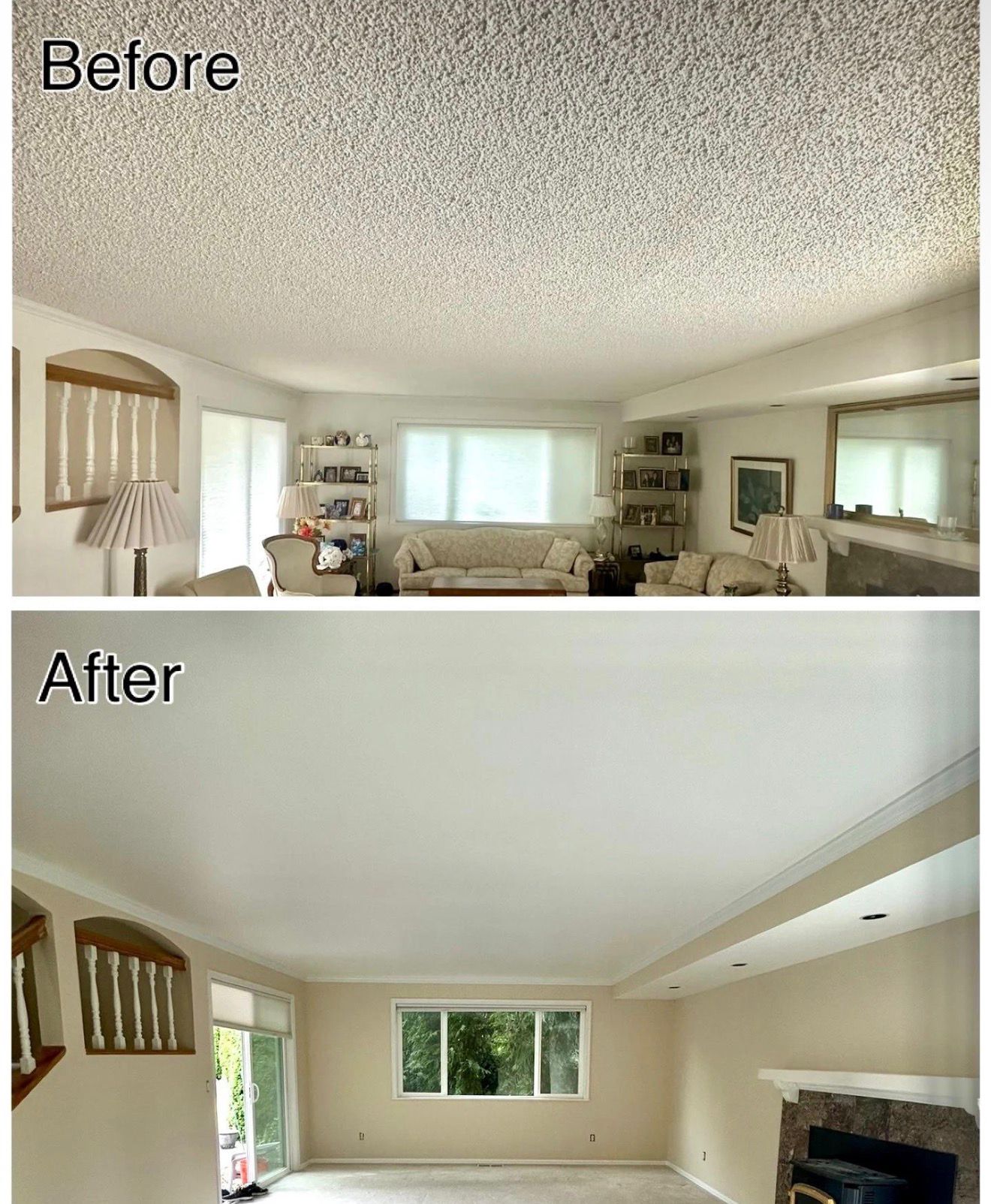 Popcorn Ceiling Removal